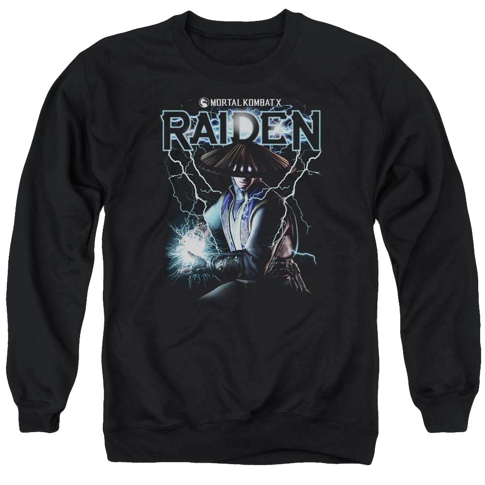 Mortal Kombat Raiden Men's Crewneck Sweatshirt Men's Crewneck Sweatshirt Mortal Kombat