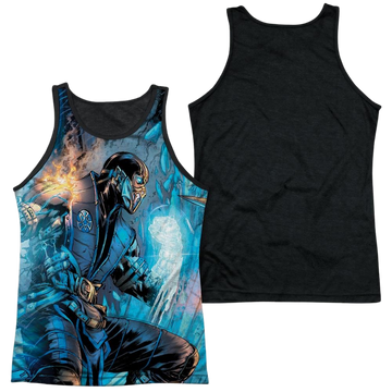 Mortal Kombat Kombat Comic Men's Black Back Tank Men's Black Back Tank Mortal Kombat