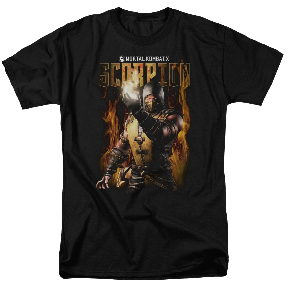Mortal Kombat Scorpion Men's Regular Fit T-Shirt Men's Regular Fit T-Shirt Mortal Kombat