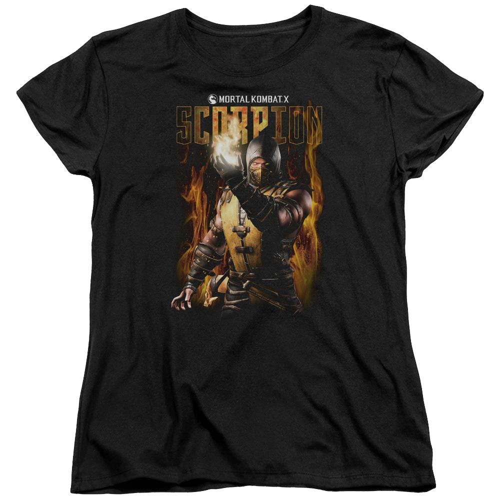 Mortal Kombat Scorpion Women's T-Shirt Women's T-Shirt Mortal Kombat