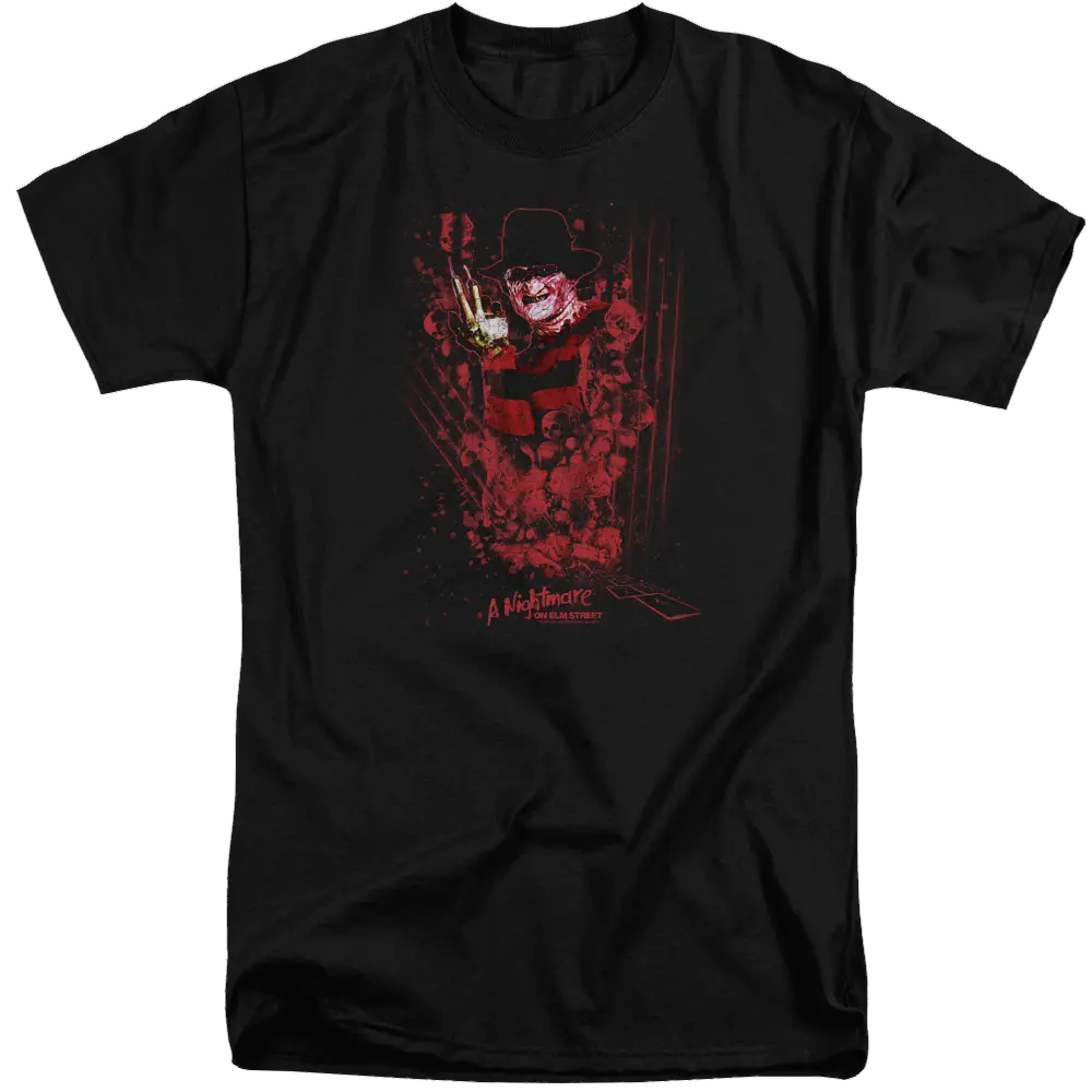 A Nightmare on Elm Street One Two Freddys Coming For You - Men's Tall Fit T-Shirt A Nightmare on Elm Street