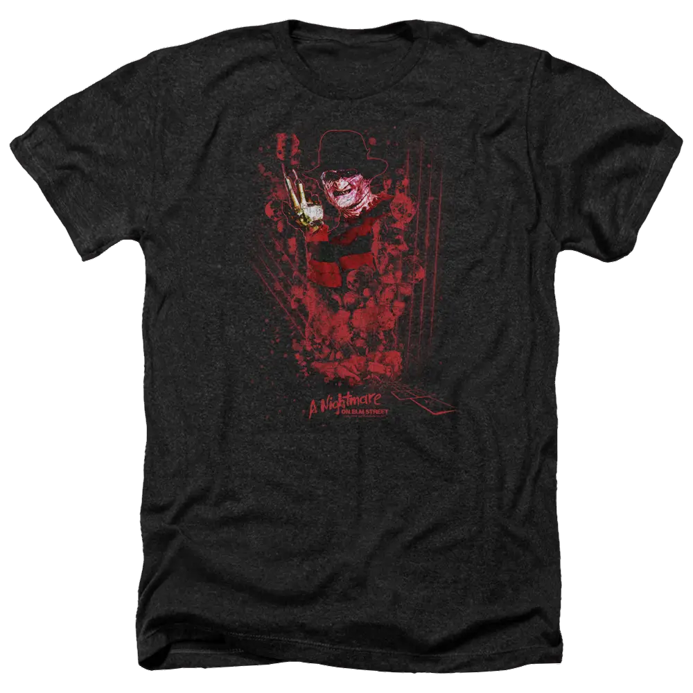 A Nightmare on Elm Street One Two Freddys Coming For You - Men's Heather T-Shirt A Nightmare on Elm Street