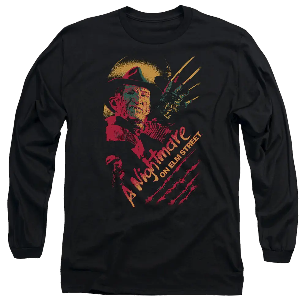 A Nightmare on Elm Street Freddy Claws - Men's Long Sleeve T-Shirt A Nightmare on Elm Street