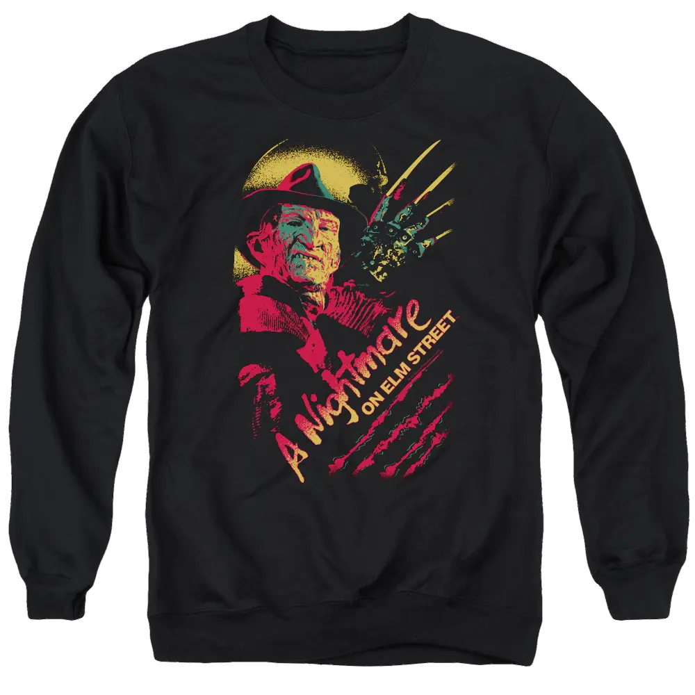 A Nightmare on Elm Street Freddy Claws - Men's Crewneck Sweatshirt A Nightmare on Elm Street