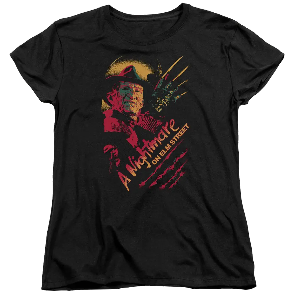 A Nightmare on Elm Street Freddy Claws - Women's T-Shirt A Nightmare on Elm Street