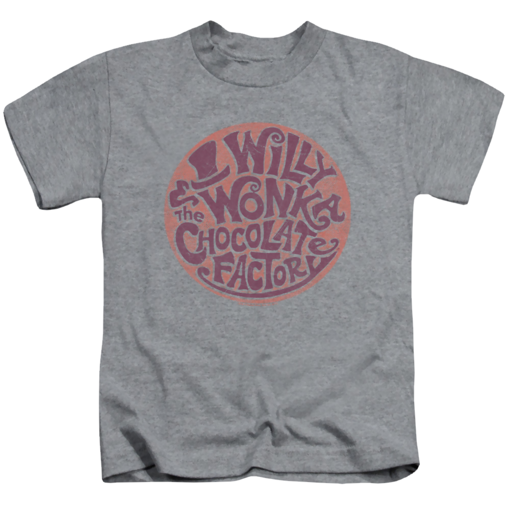 Willy Wonka and the Chocolate Factory Circle Logo - Kid's T-Shirt Kid's T-Shirt (Ages 4-7) Willy Wonka and the Chocolate Factory
