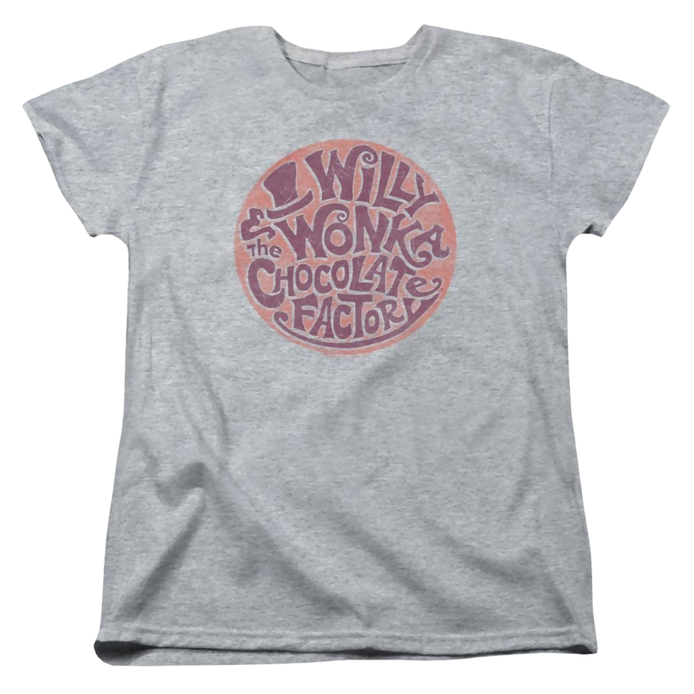 Willy Wonka & the Chocolate Factory Circle Logo Women's T-Shirt Women's T-Shirt Willy Wonka and the Chocolate Factory