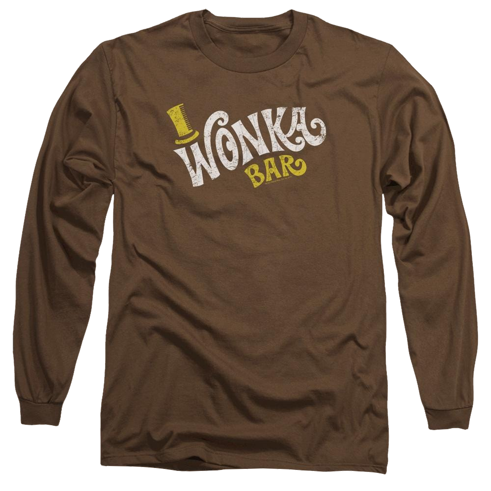 Willy Wonka & the Chocolate Factory Wonka Logo Men's Long Sleeve T-Shirt Men's Long Sleeve T-Shirt Willy Wonka and the Chocolate Factory