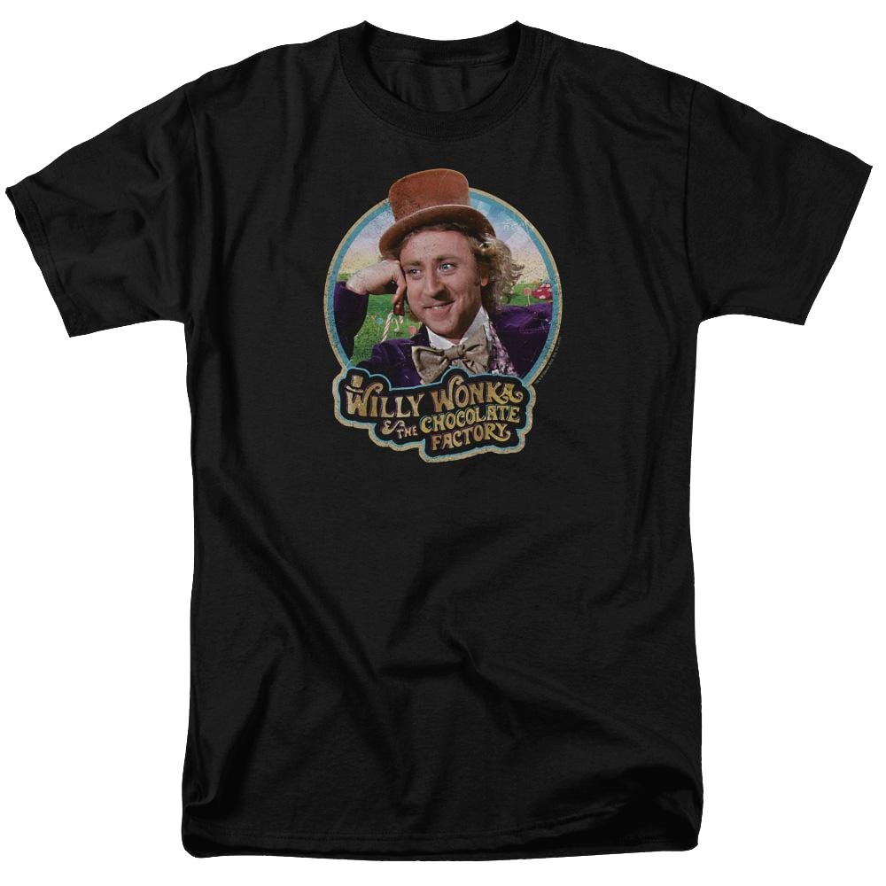 Willy Wonka & the Chocolate Factory Its Scrumdiddlyumptious Men's Regular Fit T-Shirt Men's Regular Fit T-Shirt Willy Wonka and the Chocolate Factory