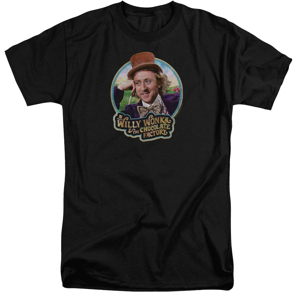 Willy Wonka & the Chocolate Factory Its Scrumdiddlyumptious Men's Tall Fit T-Shirt Men's Tall Fit T-Shirt Willy Wonka and the Chocolate Factory