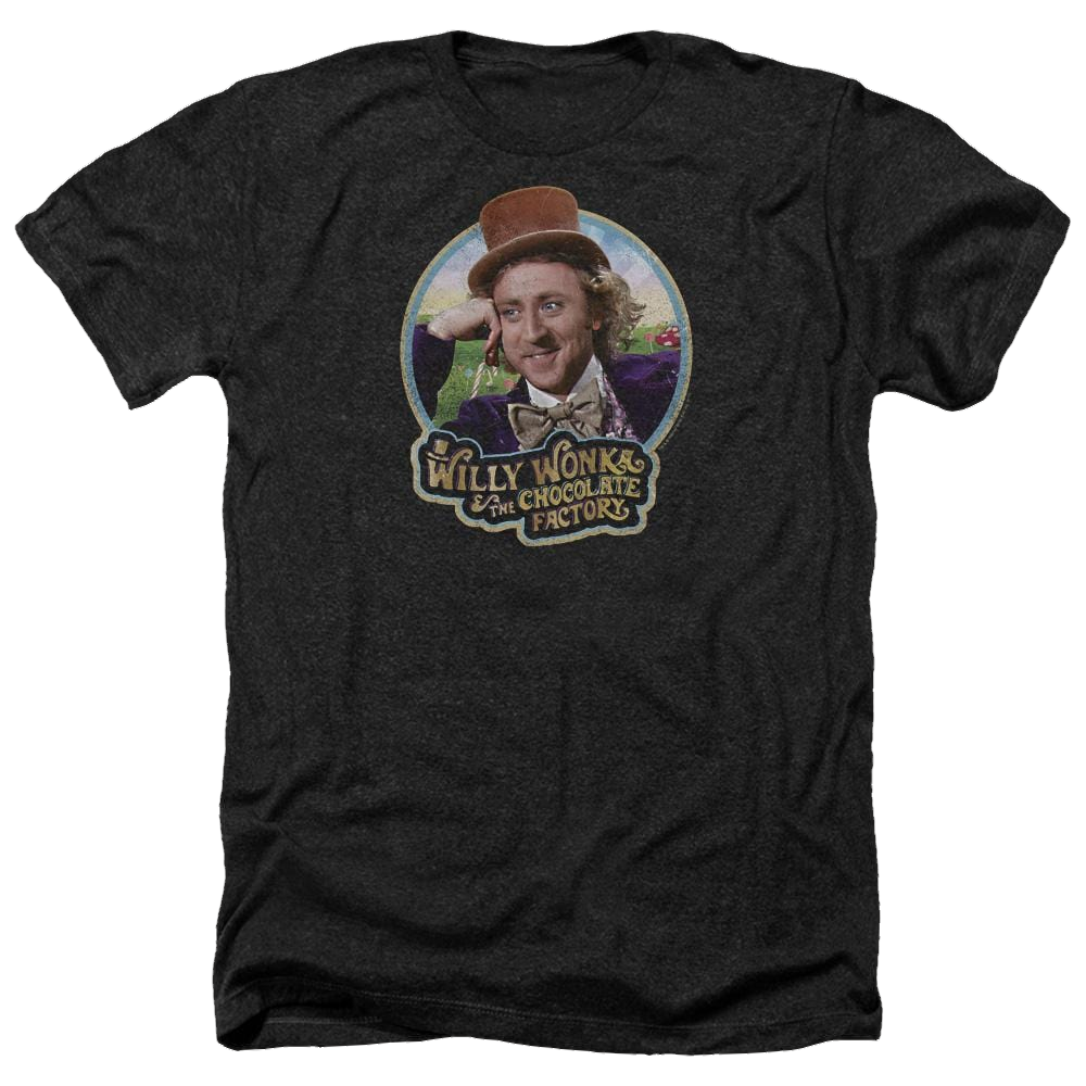 Willy Wonka & the Chocolate Factory Its Scrumdiddlyumptious Men's Heather T-Shirt Men's Heather T-Shirt Willy Wonka and the Chocolate Factory