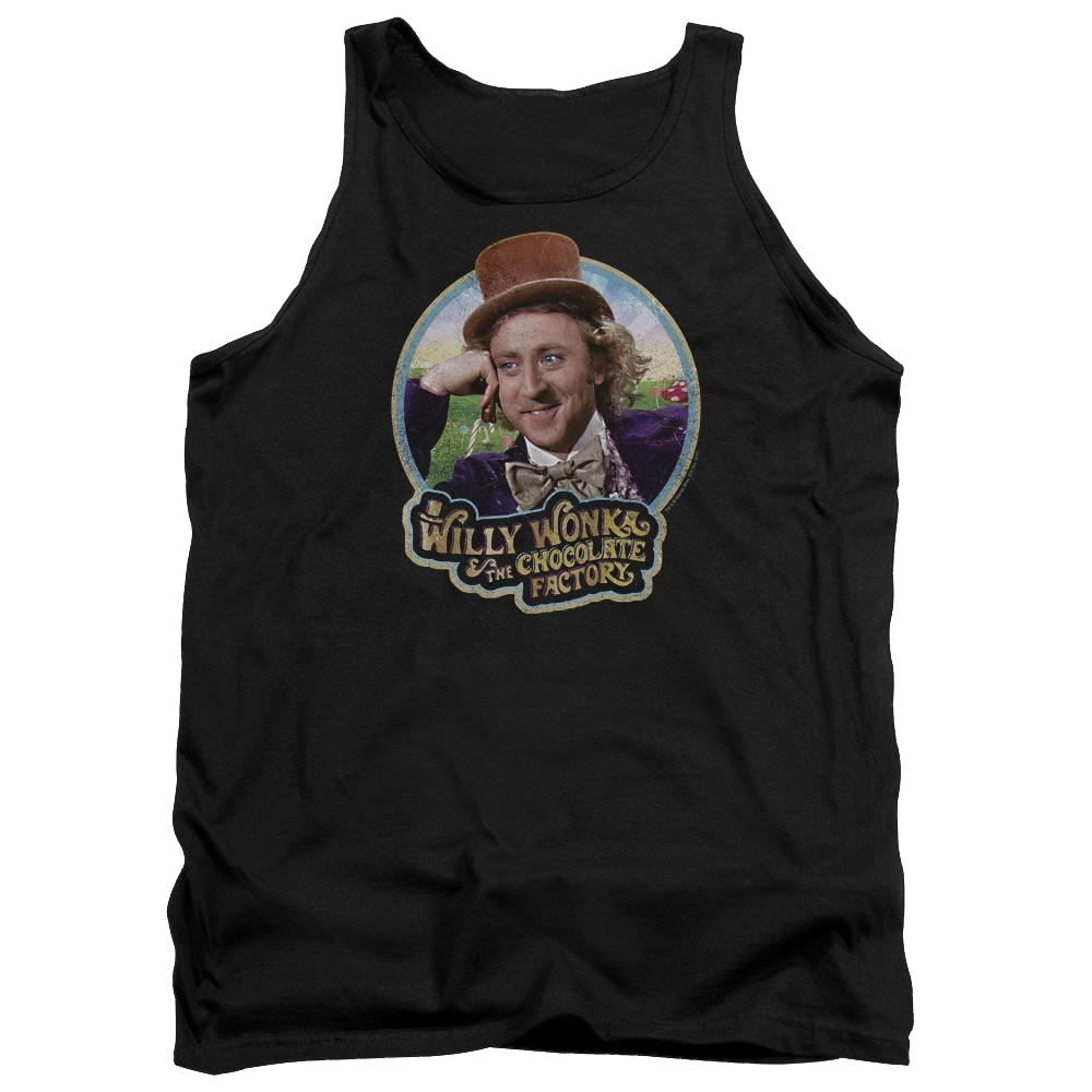Willy Wonka & the Chocolate Factory Its Scrumdiddlyumptious Men's Tank Men's Tank Willy Wonka and the Chocolate Factory