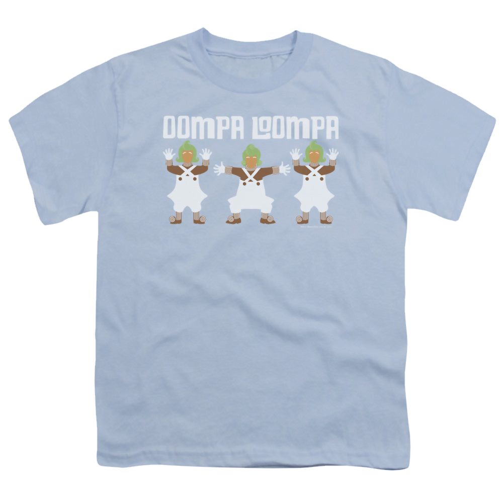 Willy Wonka and the Chocolate Factory Oompa Loompa - Youth T-Shirt Youth T-Shirt (Ages 8-12) Willy Wonka and the Chocolate Factory
