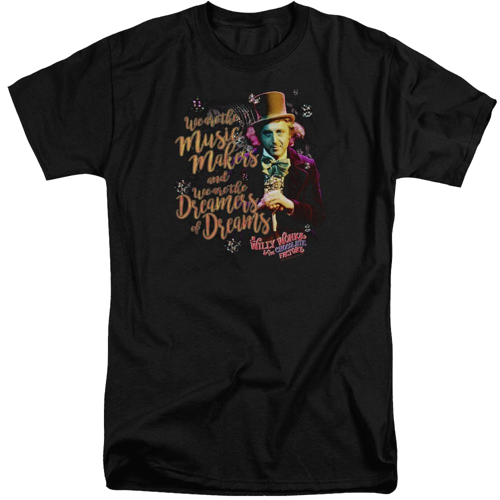 Willy Wonka & the Chocolate Factory Music Makers Men's Tall Fit T-Shirt Men's Tall Fit T-Shirt Willy Wonka and the Chocolate Factory