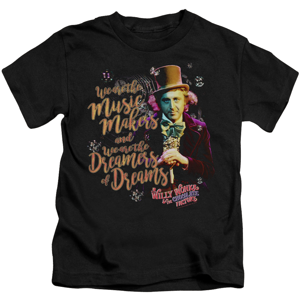 Willy Wonka and the Chocolate Factory Music Makers - Kid's T-Shirt Kid's T-Shirt (Ages 4-7) Willy Wonka and the Chocolate Factory