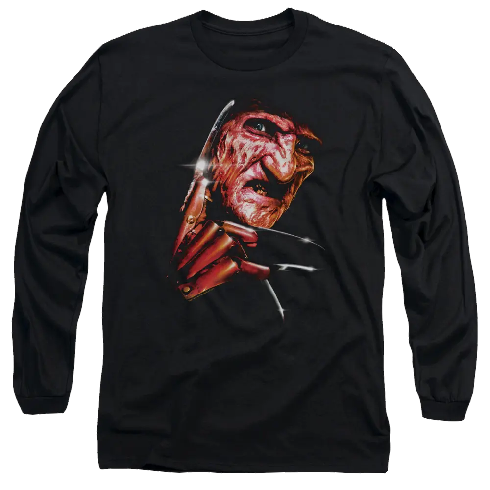 A Nightmare on Elm Street Freddys Face - Men's Long Sleeve T-Shirt A Nightmare on Elm Street