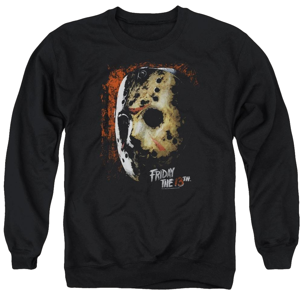 Friday The 13th Mask Of Death - Men's Crewneck Sweatshirt Men's Crewneck Sweatshirt Friday The 13th