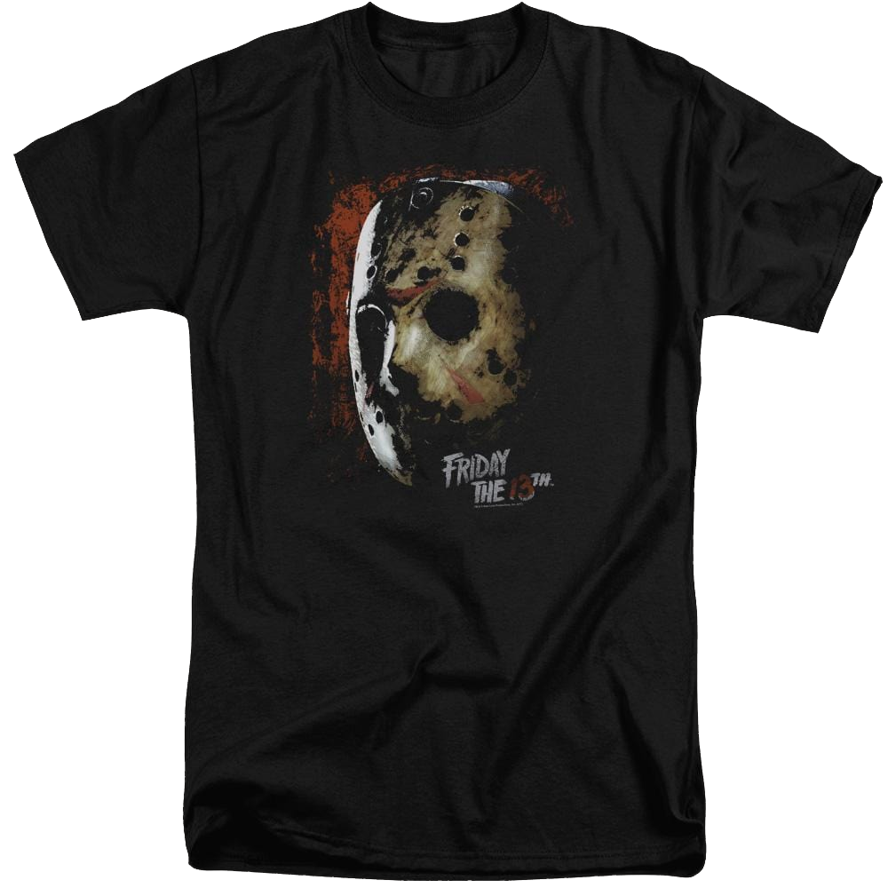 Friday The 13th Mask Of Death - Men's Tall Fit T-Shirt Men's Tall Fit T-Shirt Friday The 13th