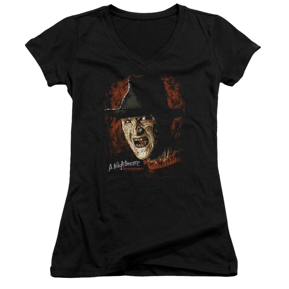A Nightmare on Elm Street Worst Nightmare - Juniors V-Neck T-Shirt Juniors V-Neck T-Shirt A Nightmare on Elm Street