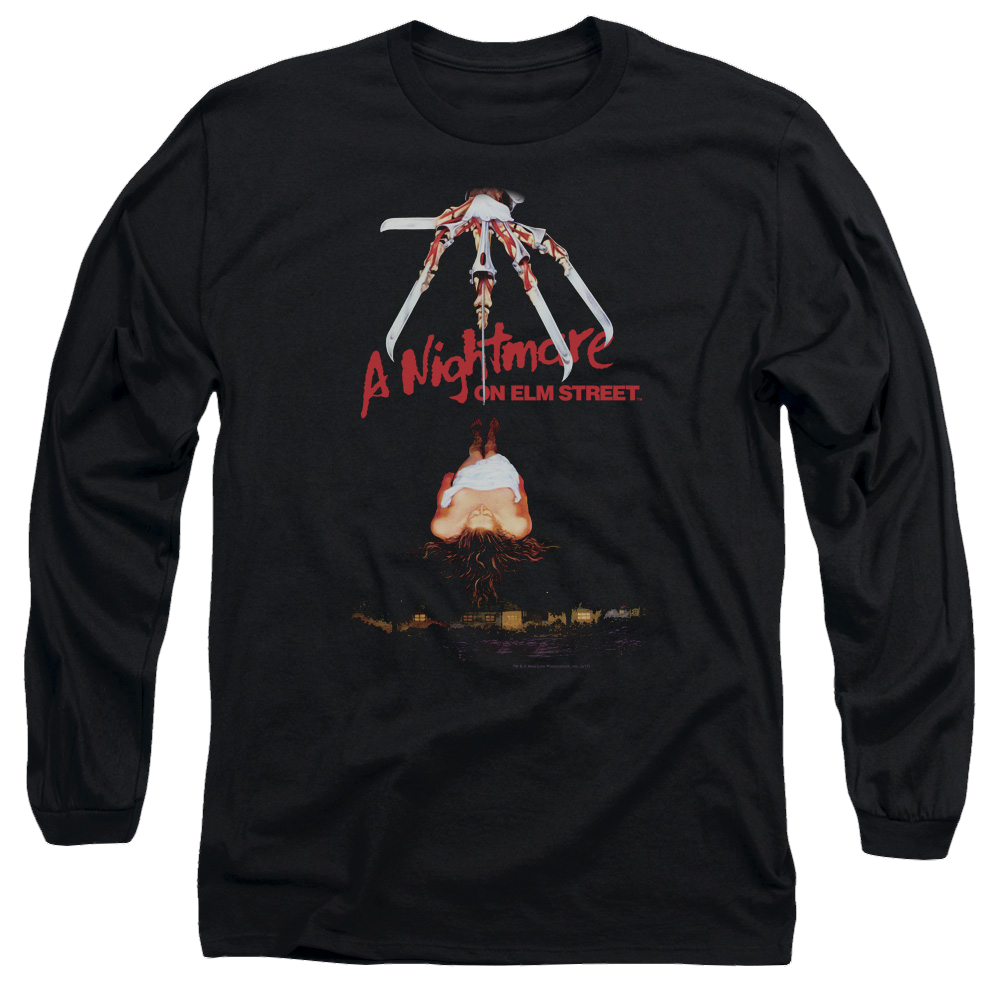 A Nightmare on Elm Street Alternate Poster - Men's Long Sleeve T-Shirt Men's Long Sleeve T-Shirt A Nightmare on Elm Street