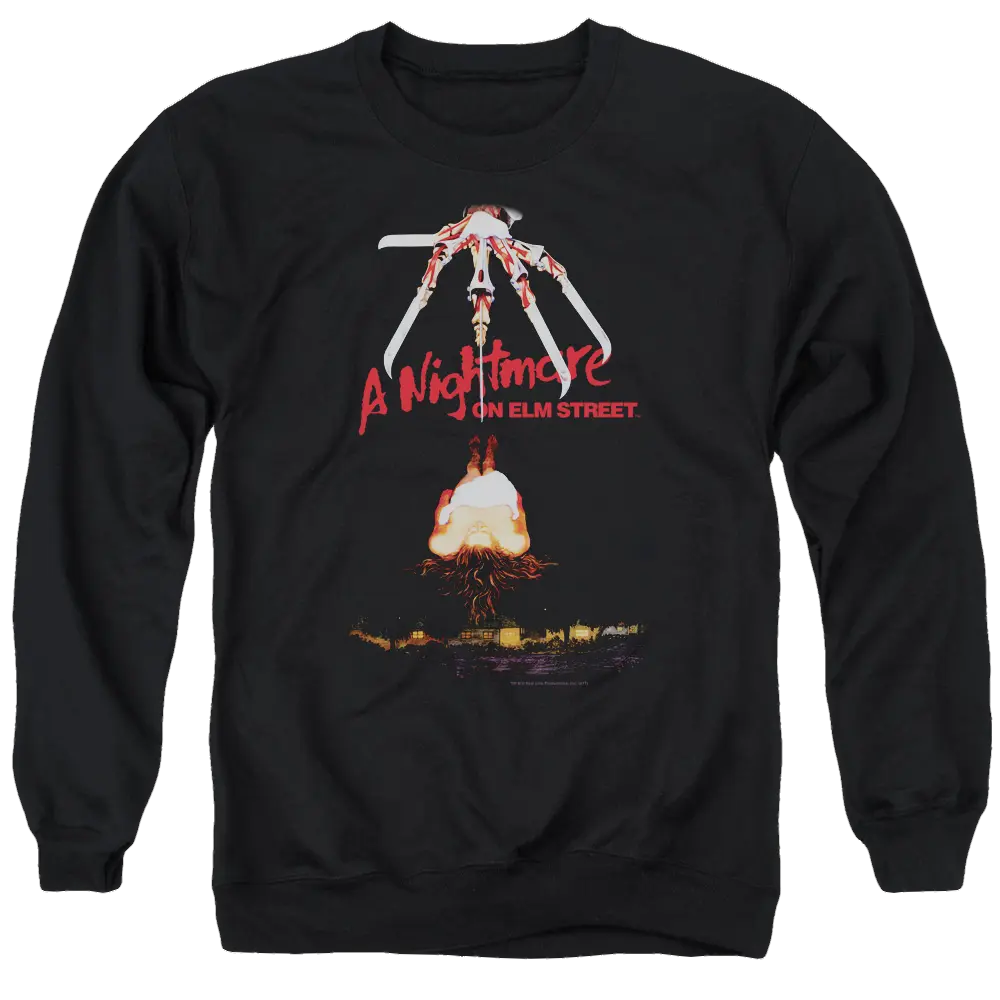 A Nightmare on Elm Street Alternate Poster - Men's Crewneck Sweatshirt A Nightmare on Elm Street
