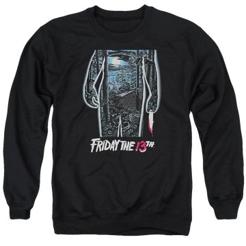 Friday The 13th 13th Poster - Men's Crewneck Sweatshirt Men's Crewneck Sweatshirt Friday The 13th