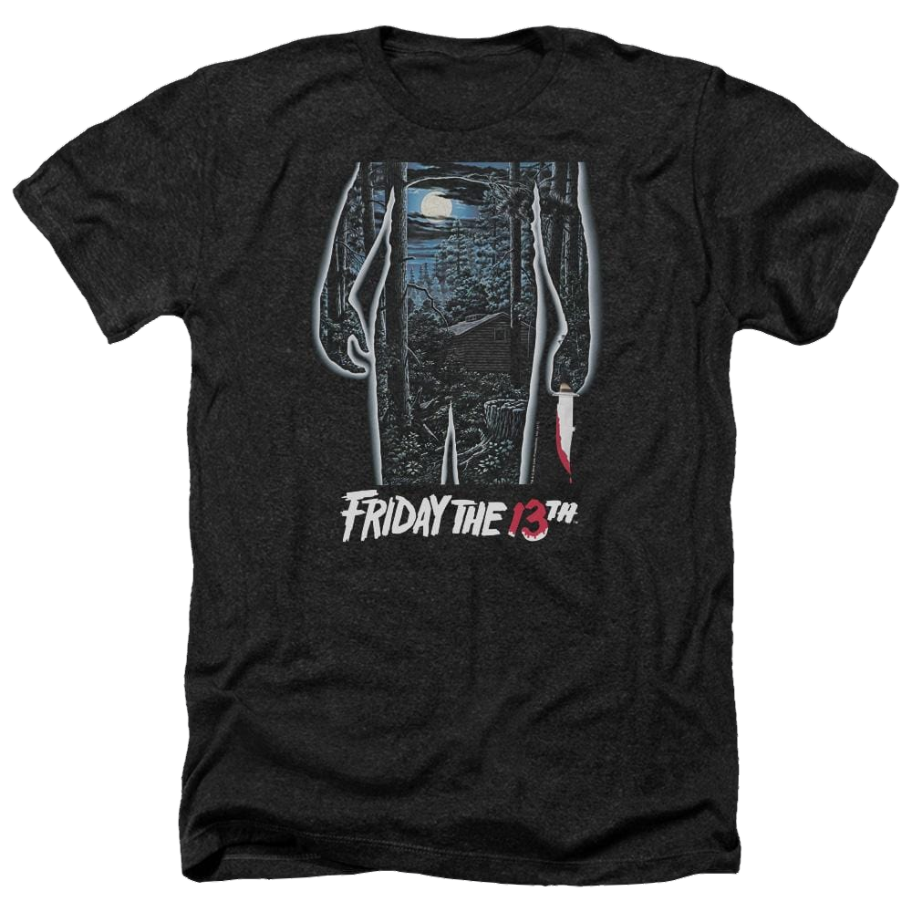 Friday The 13th 13th Poster - Men's Heather T-Shirt Men's Heather T-Shirt Friday The 13th