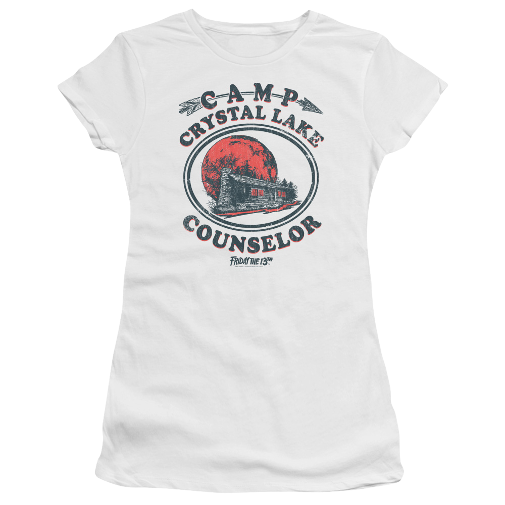 Friday The 13th Camp Counselor - Juniors T-Shirt Juniors T-Shirt Friday The 13th