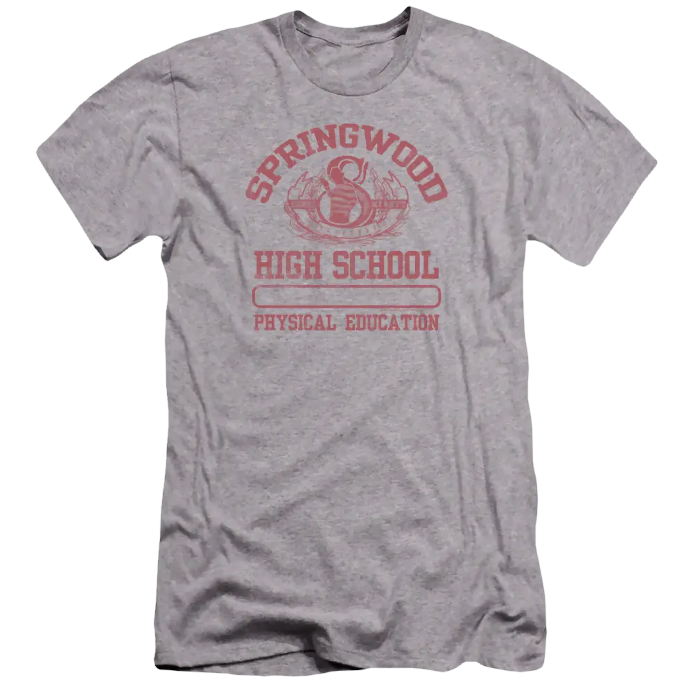 A Nightmare on Elm Street Springwood High - Men's Premium Slim Fit T-Shirt A Nightmare on Elm Street