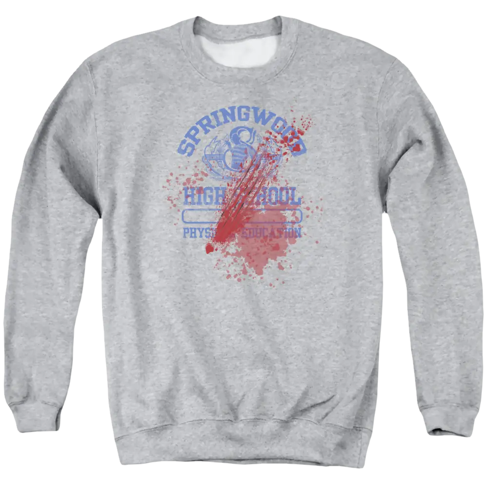 A Nightmare on Elm Street Springwood High Victim - Men's Crewneck Sweatshirt A Nightmare on Elm Street