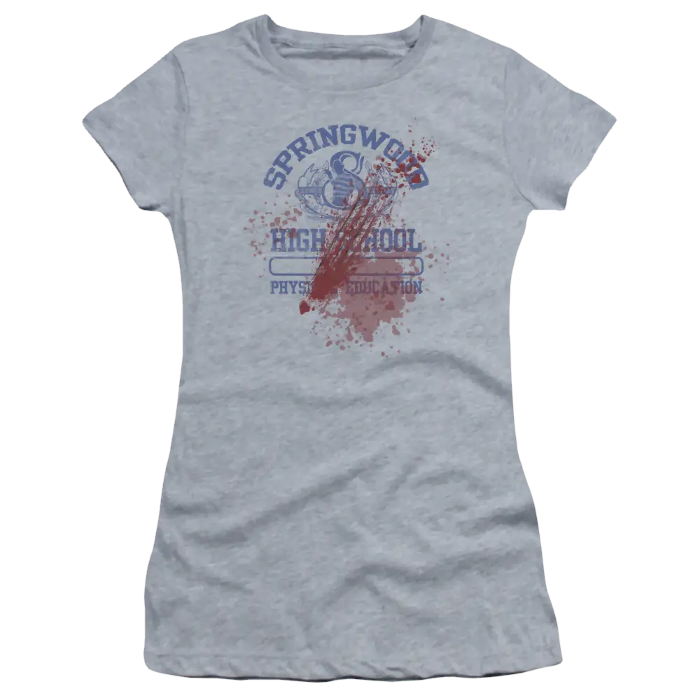 A Nightmare on Elm Street Springwood High Victim - Juniors T-Shirt A Nightmare on Elm Street