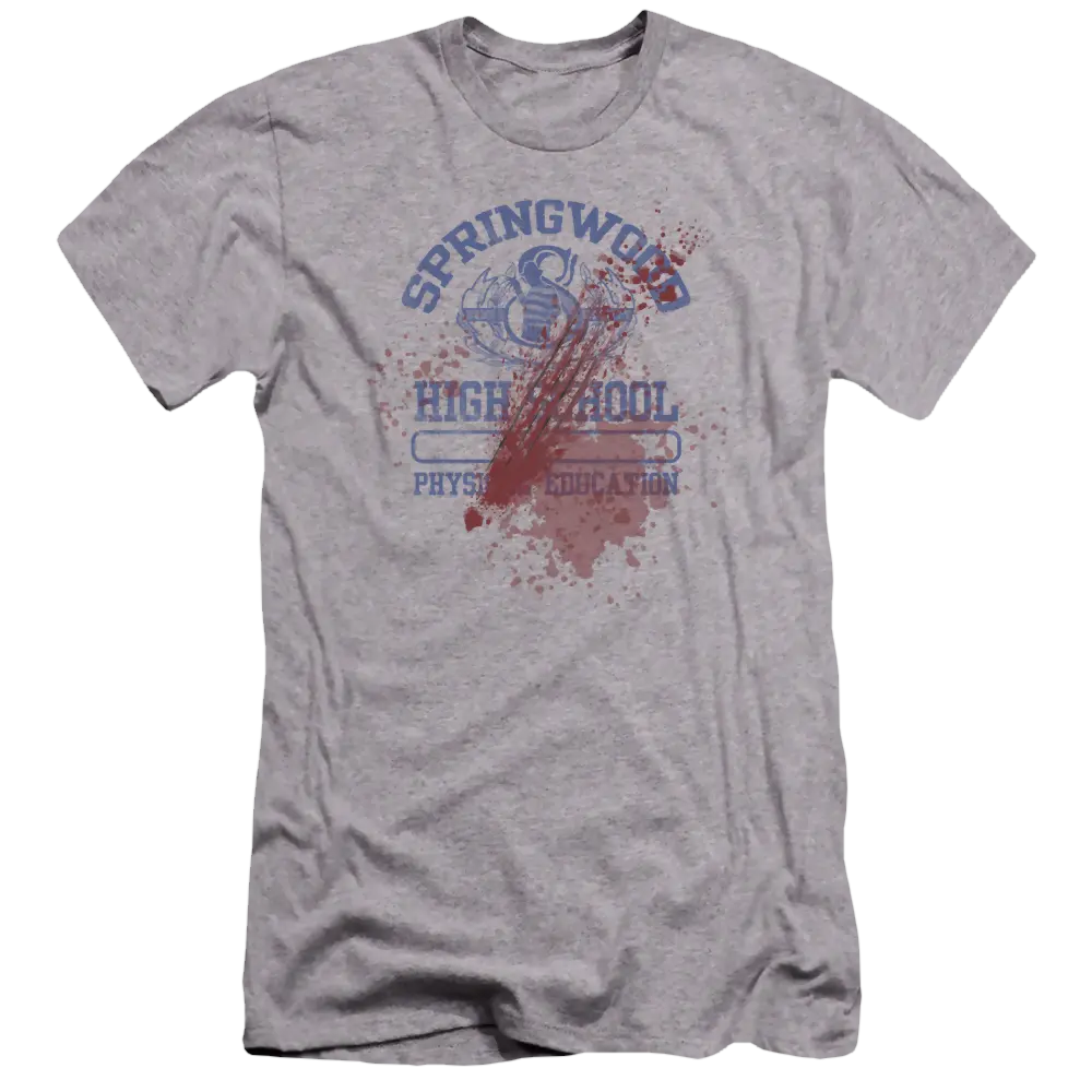A Nightmare on Elm Street Springwood High Victim - Men's Premium Slim Fit T-Shirt A Nightmare on Elm Street