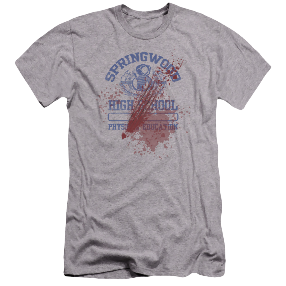 A Nightmare on Elm Street Springwood High Victim - Men's Premium Slim Fit T-Shirt Men's Premium Slim Fit T-Shirt A Nightmare on Elm Street