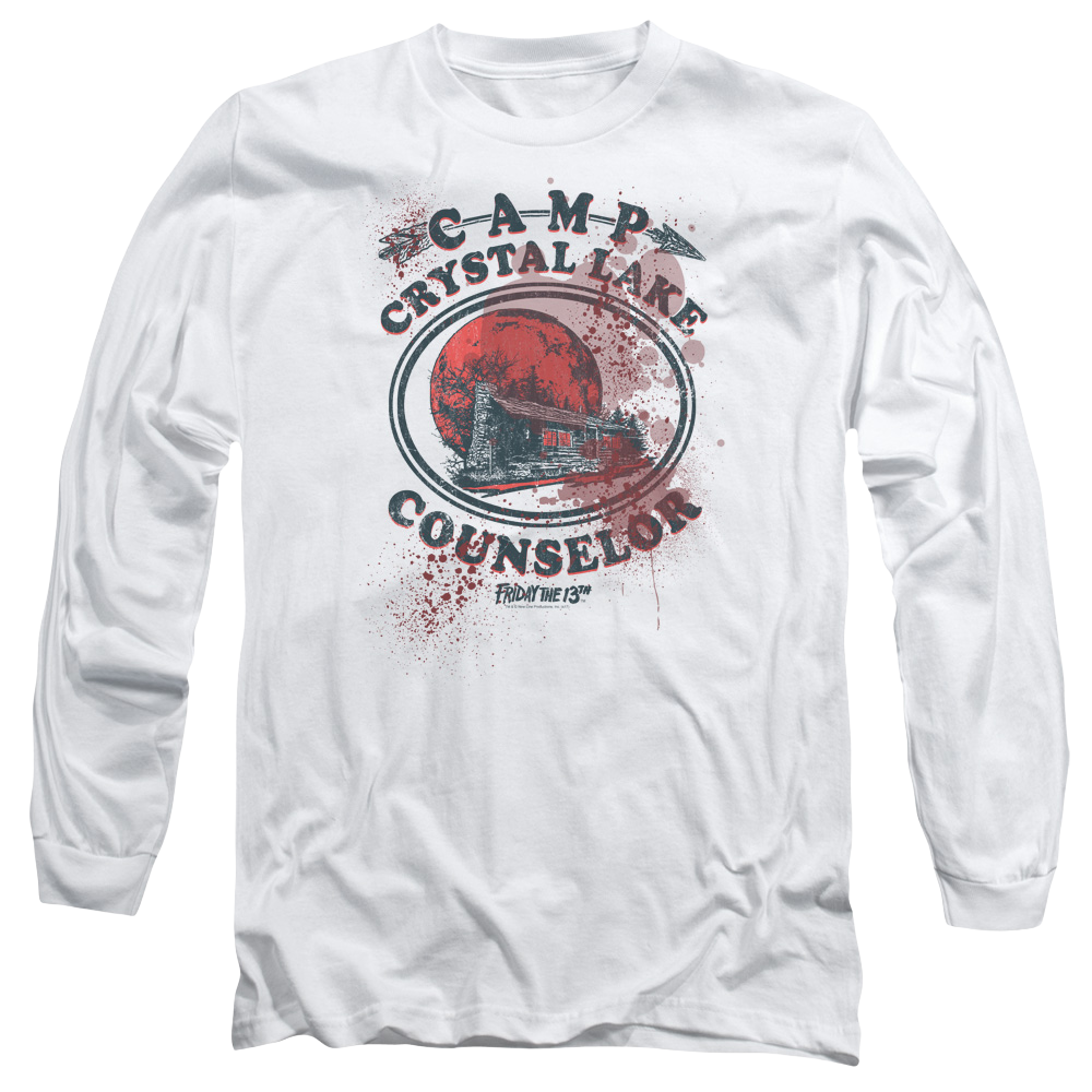 Friday The 13th Camp Counselor Victim - Men's Long Sleeve T-Shirt Men's Long Sleeve T-Shirt Friday The 13th