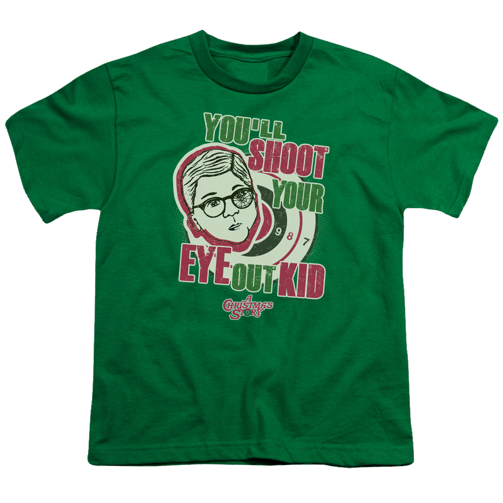 Christmas Youll Shoot Your Eye Out - Youth T-Shirt Youth T-Shirt (Ages 8-12) A Christmas Story