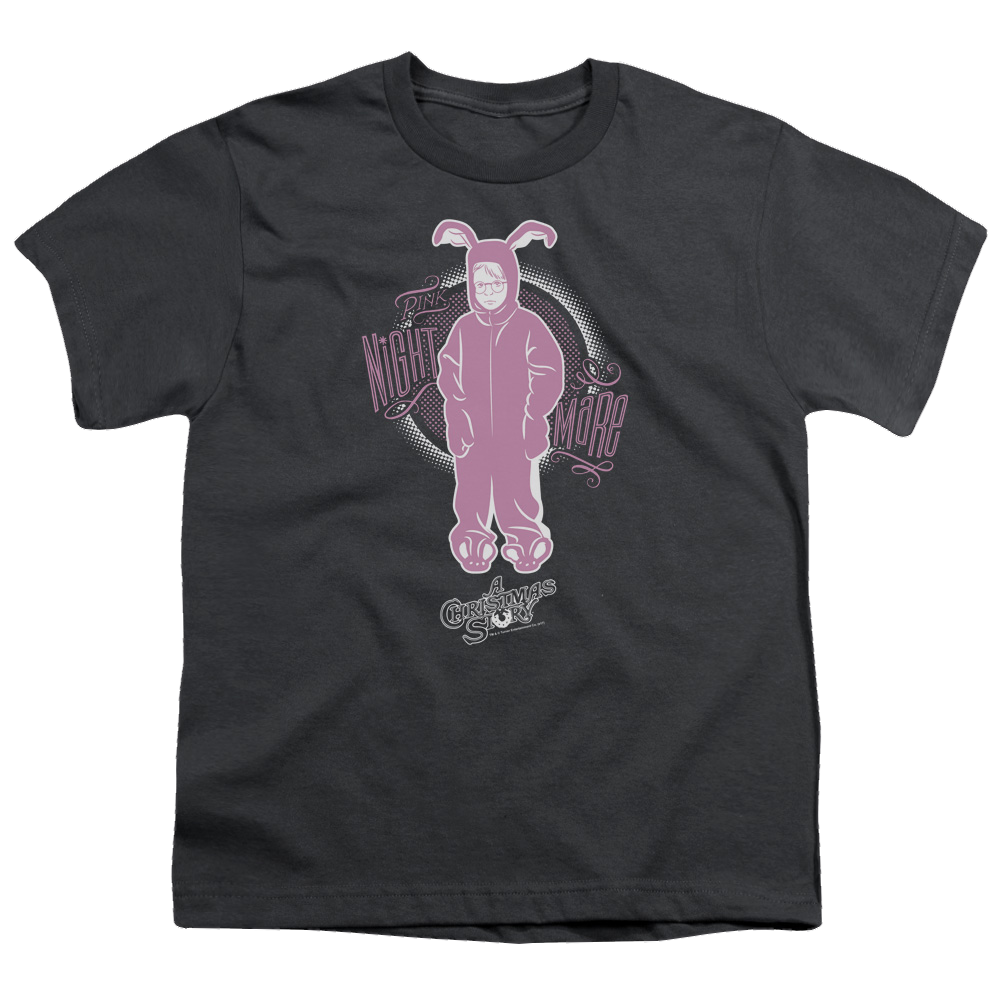 Christmas Pink Nightmare - Youth T-Shirt Youth T-Shirt (Ages 8-12) A Christmas Story
