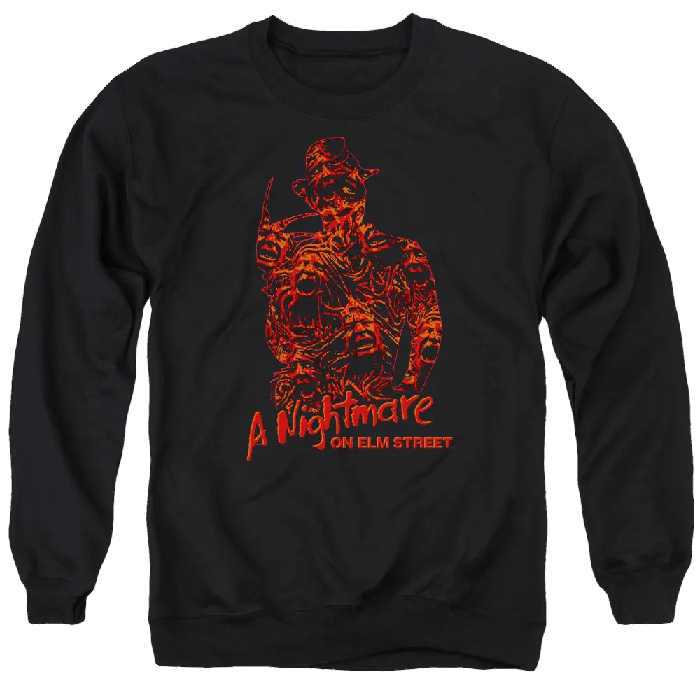 A Nightmare on Elm Street Chest Of Souls - Men's Crewneck Sweatshirt A Nightmare on Elm Street