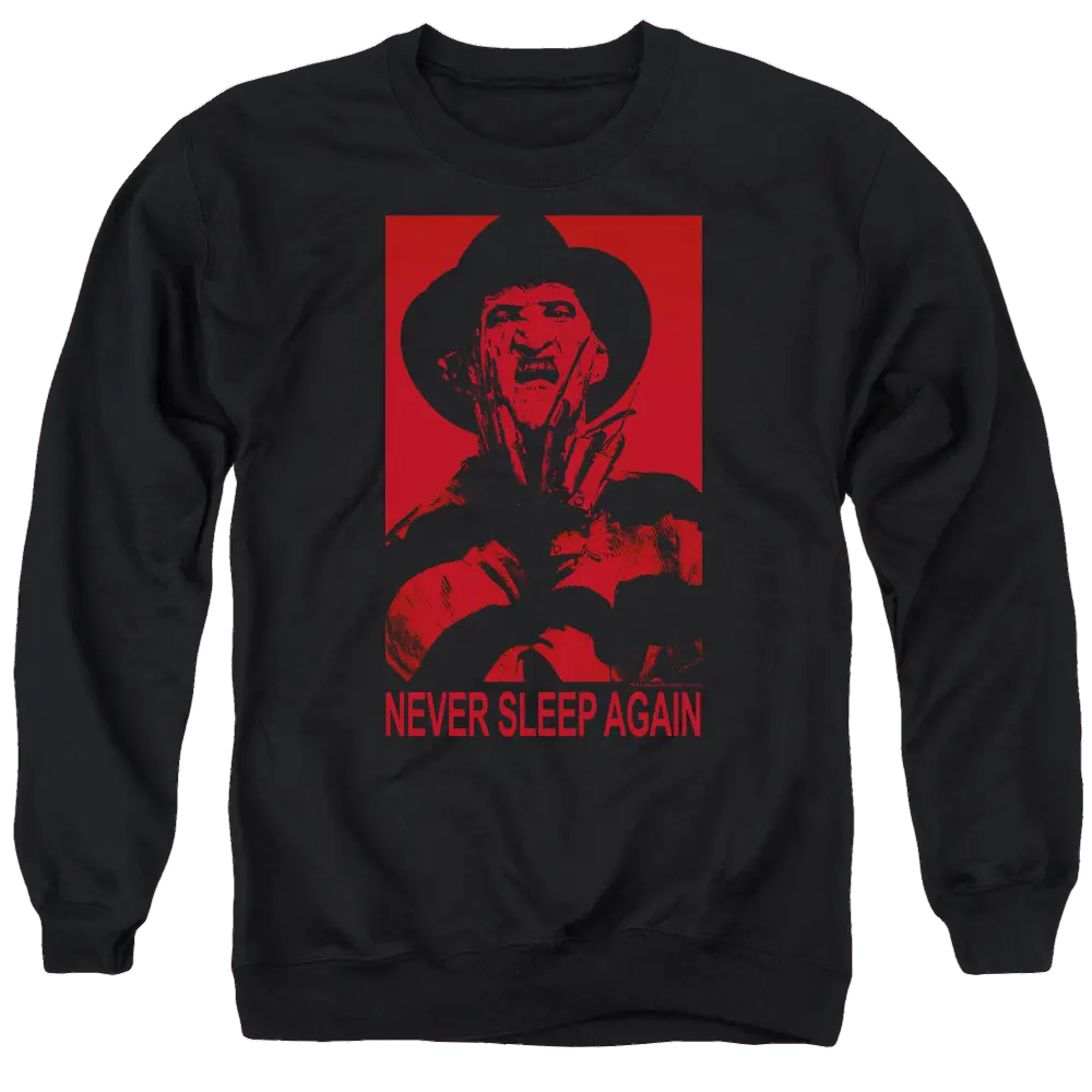 A Nightmare on Elm Street Never Sleep Again - Men's Crewneck Sweatshirt A Nightmare on Elm Street
