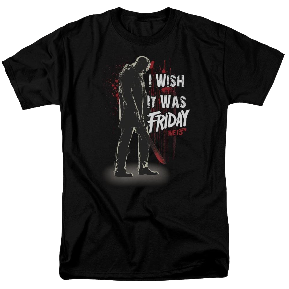 Friday The 13th I Wish It Was Friday - Men's Regular Fit T-Shirt Men's Regular Fit T-Shirt Friday The 13th