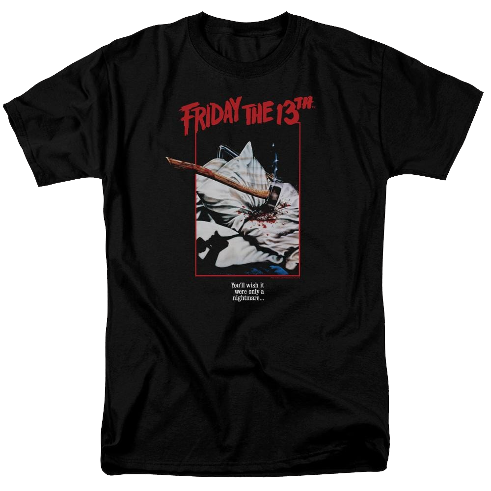 Friday The 13th Axe Poster - Men's Regular Fit T-Shirt Men's Regular Fit T-Shirt Friday The 13th