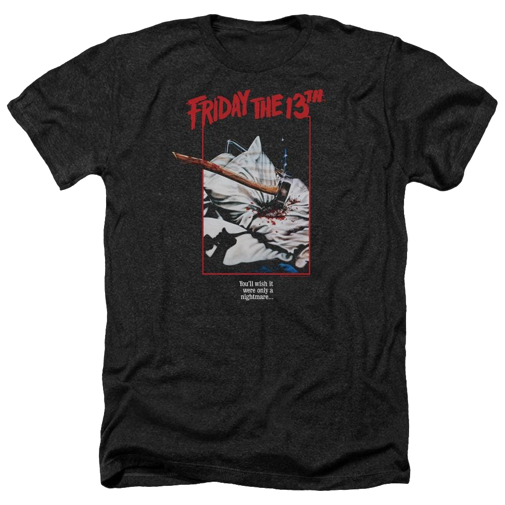 Friday The 13th Axe Poster - Men's Heather T-Shirt Men's Heather T-Shirt Friday The 13th