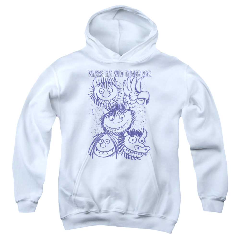 Where the Wild Things Are Wild Sketch - Youth Hoodie Youth Hoodie (Ages 8-12) Where The Wild Things Are