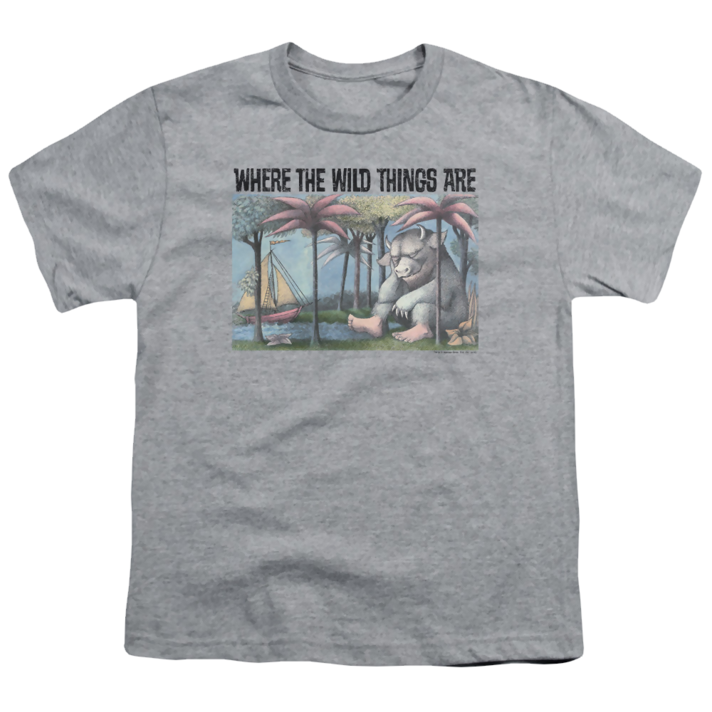 Where the Wild Things Are Cover Art - Youth T-Shirt Youth T-Shirt (Ages 8-12) Where The Wild Things Are