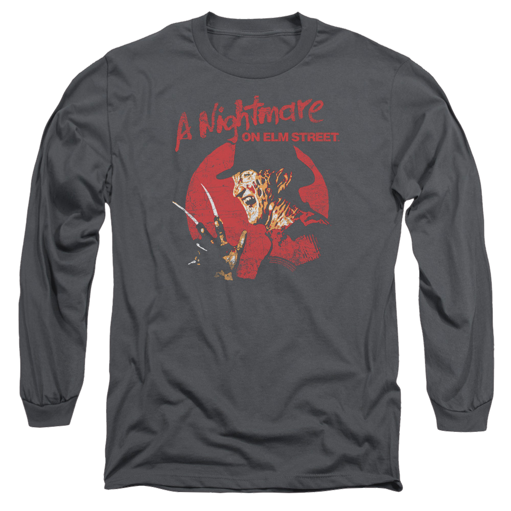 A Nightmare on Elm Street Freddy Circle - Men's Long Sleeve T-Shirt Men's Long Sleeve T-Shirt A Nightmare on Elm Street