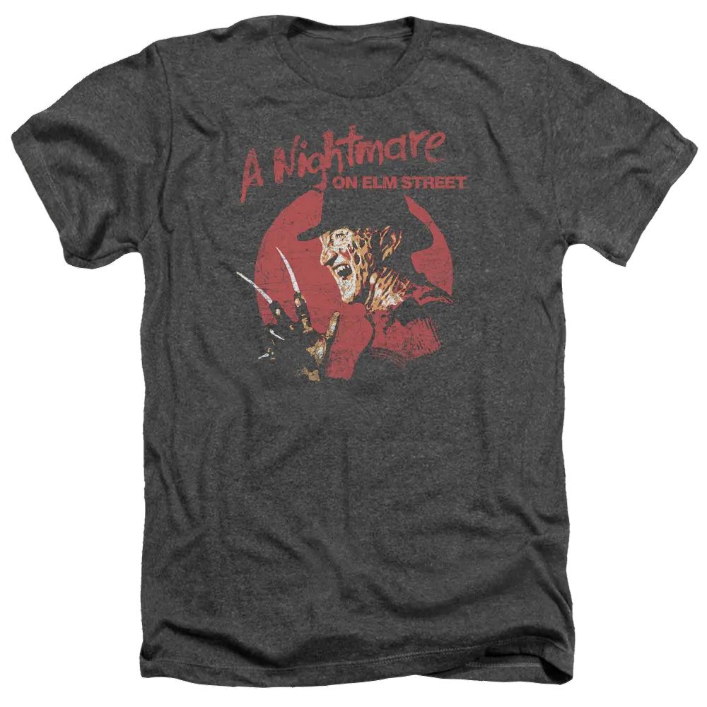 A Nightmare on Elm Street Freddy Circle - Men's Heather T-Shirt A Nightmare on Elm Street