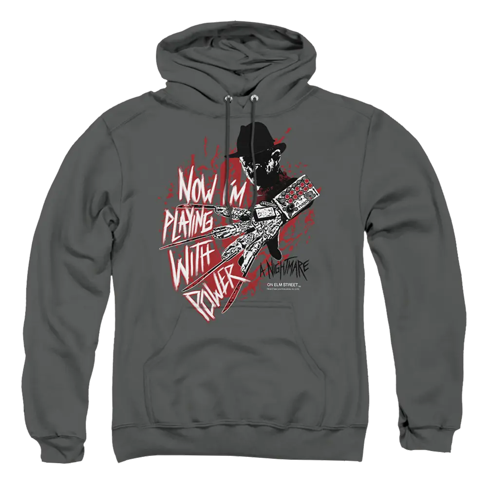 A Nightmare on Elm Street Playing With Power - Pullover Hoodie A Nightmare on Elm Street