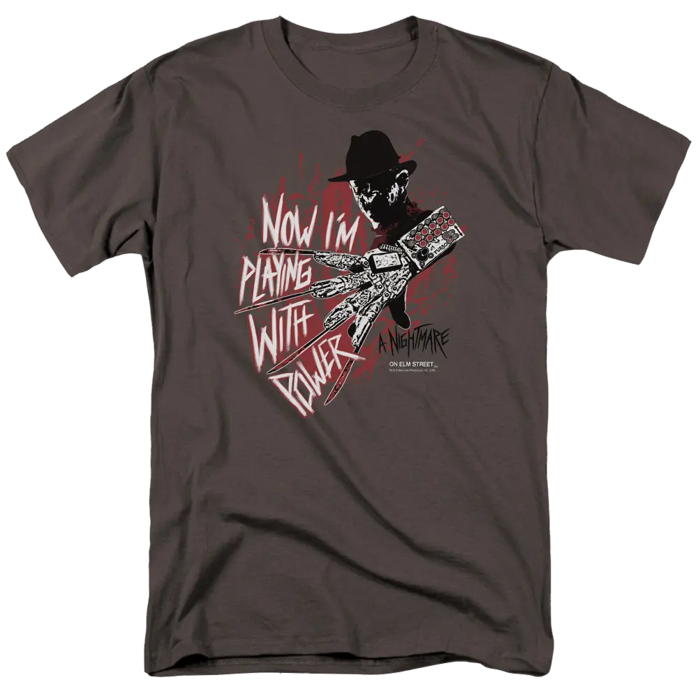 A Nightmare on Elm Street Playing With Power - Men's Regular Fit T-Shirt A Nightmare on Elm Street