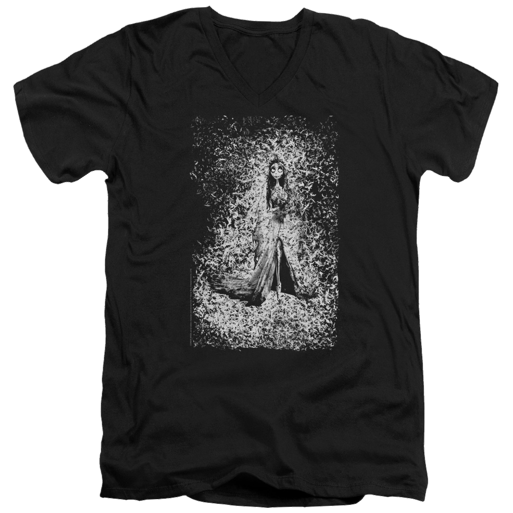 Corpse Bride Bird Dissolve - Men's V-Neck T-Shirt Men's V-Neck T-Shirt Corpse Bride