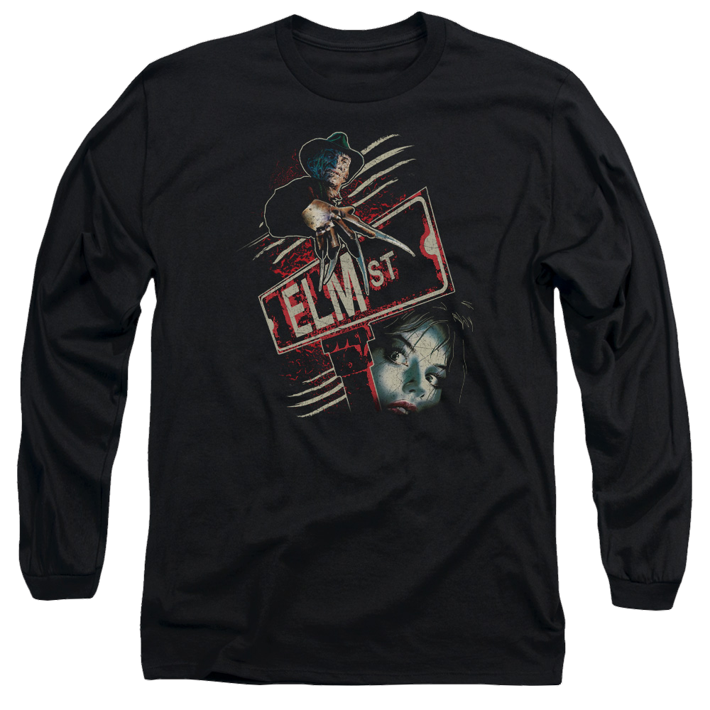 A Nightmare on Elm Street Elm St - Men's Long Sleeve T-Shirt Men's Long Sleeve T-Shirt A Nightmare on Elm Street
