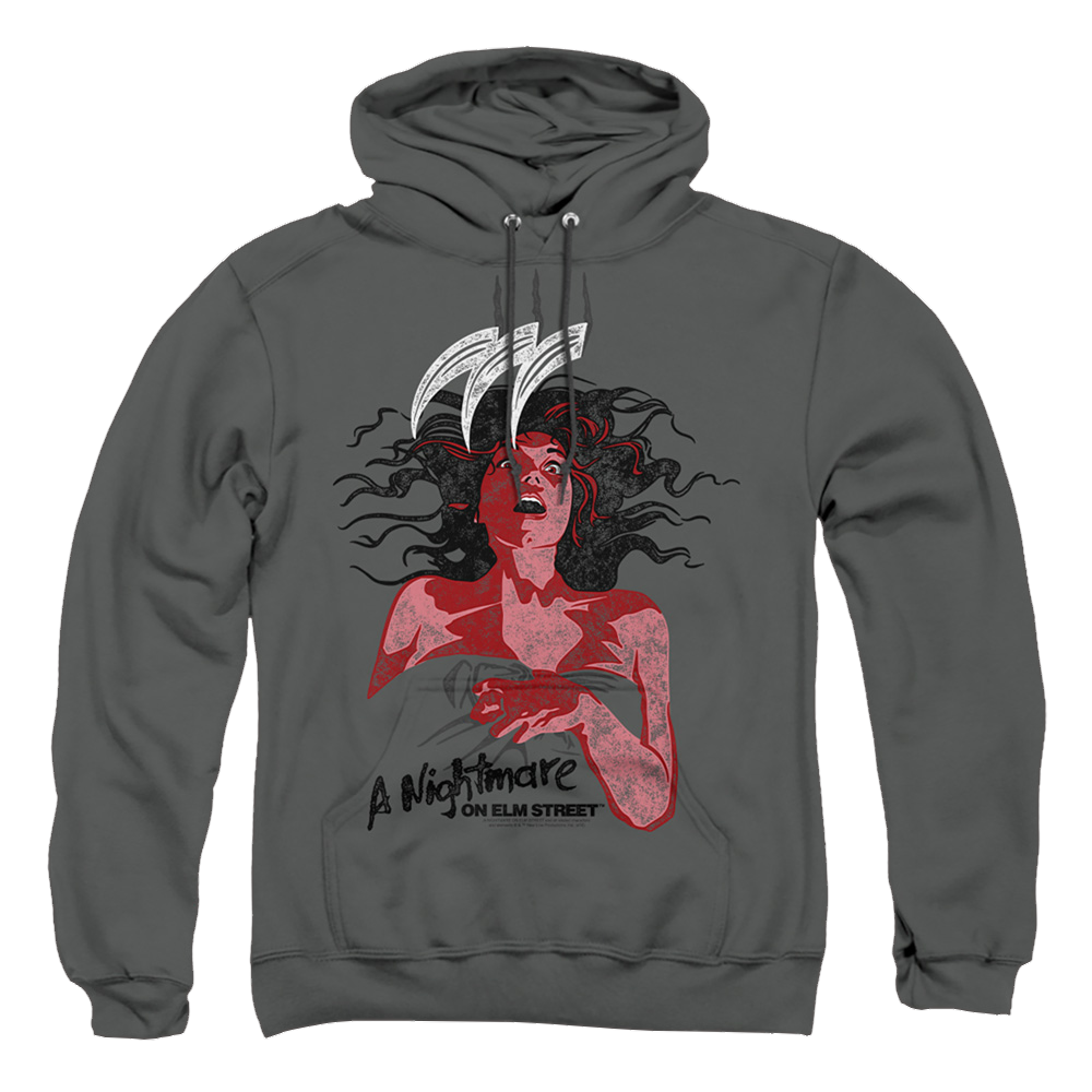 A Nightmare on Elm Street Illustrated European Poster - Pullover Hoodie Pullover Hoodie A Nightmare on Elm Street